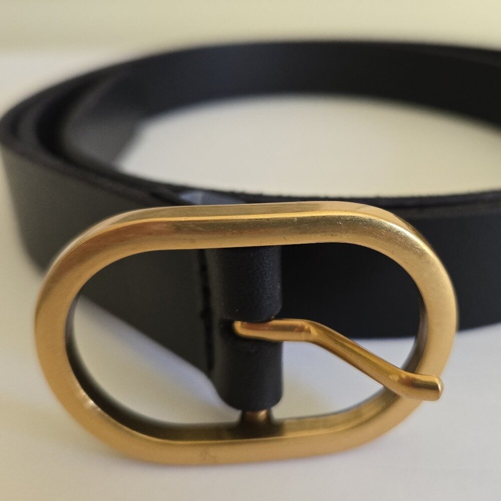 Boden Women's Black Leather Belt XL Brand New